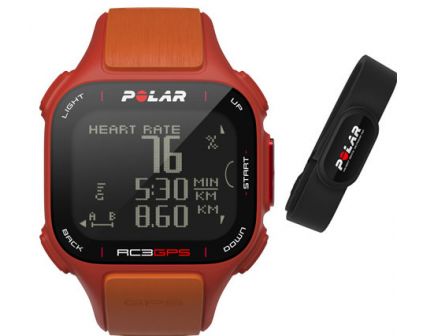 Polar RC3 GPS  Altimètre Cardio Rouge / Orange