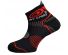 BV Sport  Socquettes Trail Mixte Noir / Rouge