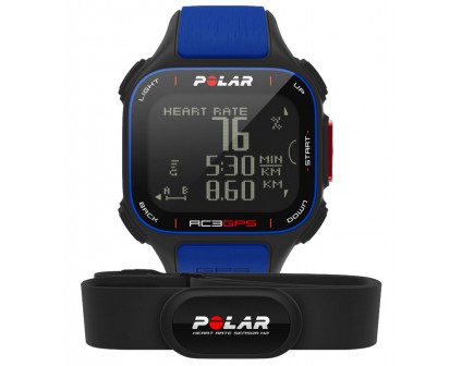 Polar RC3 GPS  Altimètre Cardio Bleu
